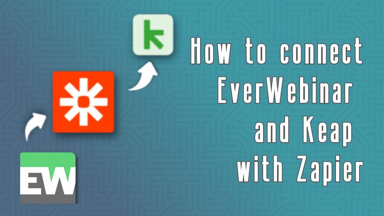Connecting Everwebinar and Keap with Zapier | Monkeypod Marketing