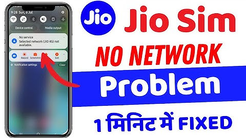 Jio Sim No Network Today || Jio Sim No signal problem || Jio Sim issue today problem