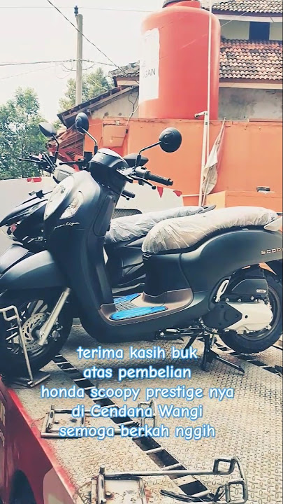 HONDA SCOOPY PRESTIGE MATTE BLACK #honda #scoopy