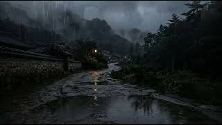 ⚡ Rainstorm Sound with Thunder Echo for Deep Sleep, Relaxing, Study