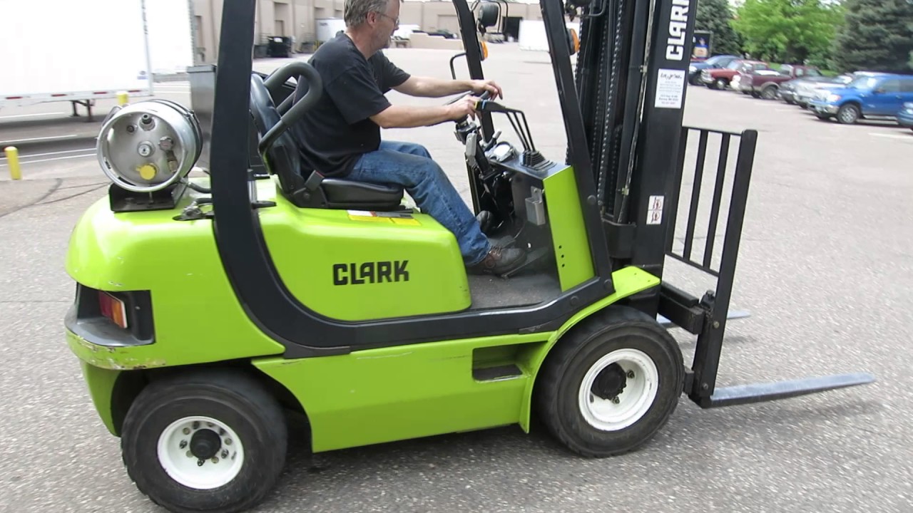 Clark CMP25L 4800 LB Capacity Fork Lift Truck New 2006 Online