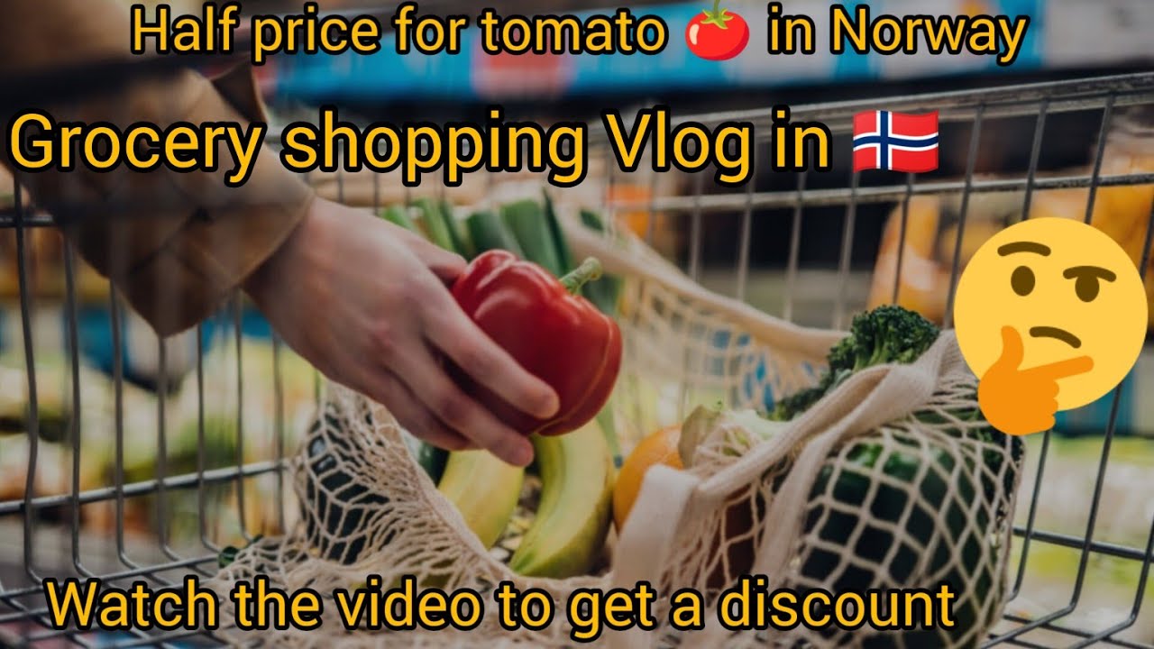 Grocery shopping in Norway Half price tomatoes 🤫 YouTube
