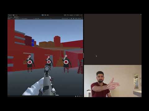 QQ Controlling a shooter game with Python and OpenCV