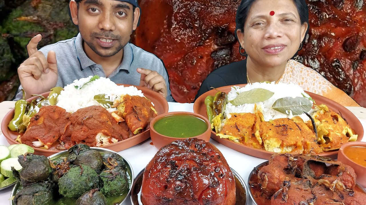 Food Eating Show Rice and Delicious Curry Mukbang