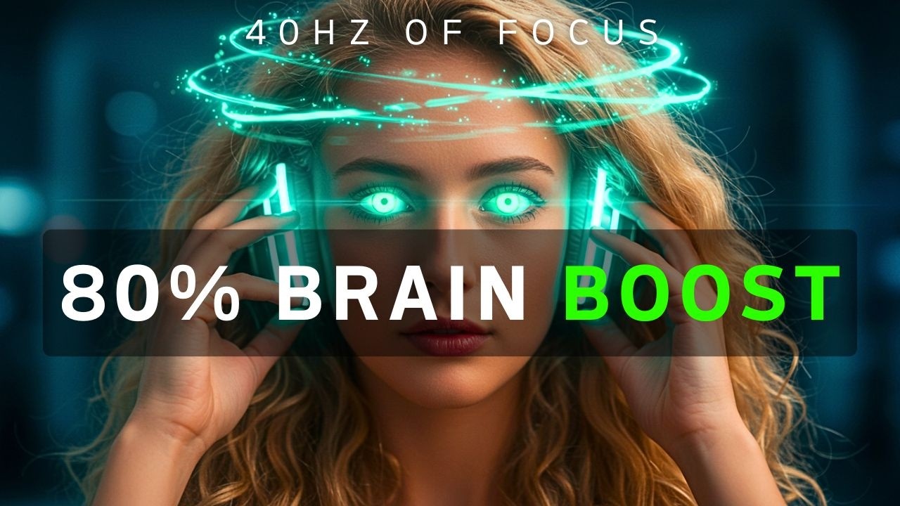 80% Brain BOOST: 🧠 Unlock Your Superhuman Mind with 40 Hz Gamma Waves