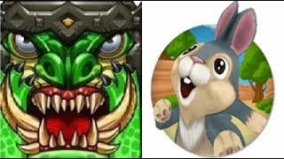 Super Monster Temple Dash 3D vs Bunny Run screenshot 4