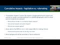 Cumulative impacts process update november 2023