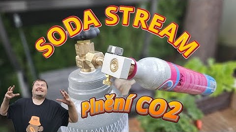 Soda Stream plnění lahví doma, Jak naplnit CO2 do lahve