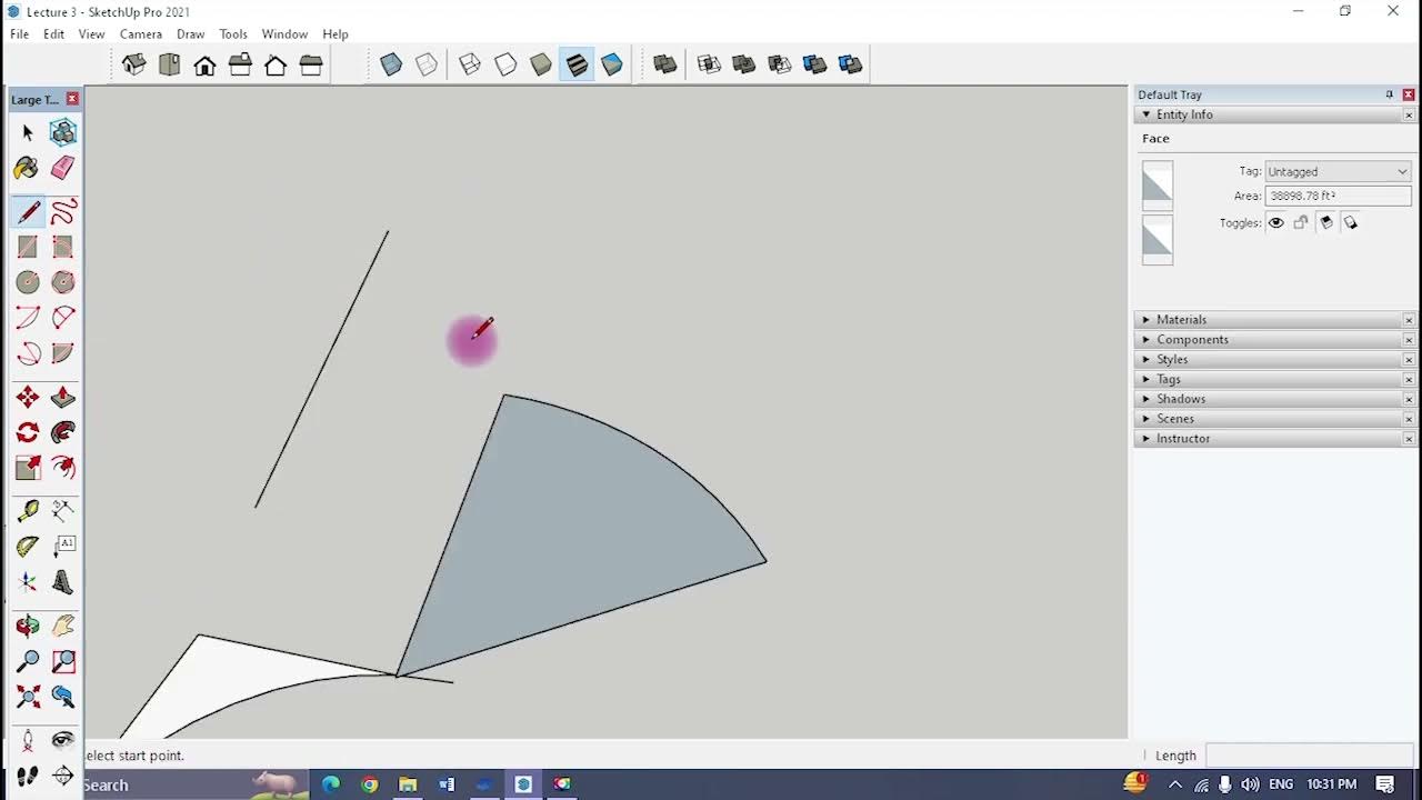 Camera Tools In SketchUp (Orbit, Hand, Zoom Extend etc) Lecture 3