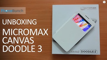 Micromax Canvas Doodle 3 A102 Unboxing and Hands-on Overview