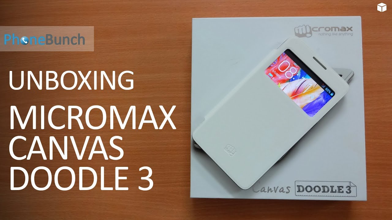 Micromax Canvas Doodle 3 A102 Unboxing and Hands-on Overview