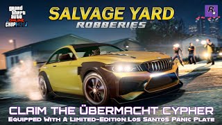 GTA: Online. • Claim the Übermacht Cypher. • Complete The Gangbanger Robbery. • LS Panic Plate. • 💵🚘