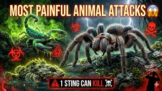 Top 10 Most Horrifying Animal Attacks on Earth 😱☠️ | Deadliest Predator Attacks E