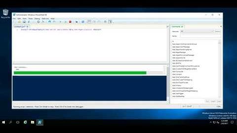 Installing the [IIS] Web Server role with PowerShell [Windows Server 2016]