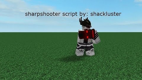 sharpshooter script [] made by: shackluster