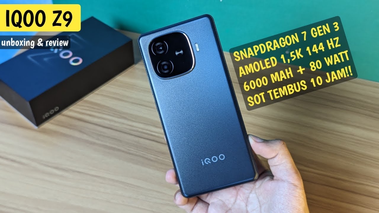 FULL UNBOXING & REVIEW IQOO Z9 5G - Tes Kamera + Tes Game