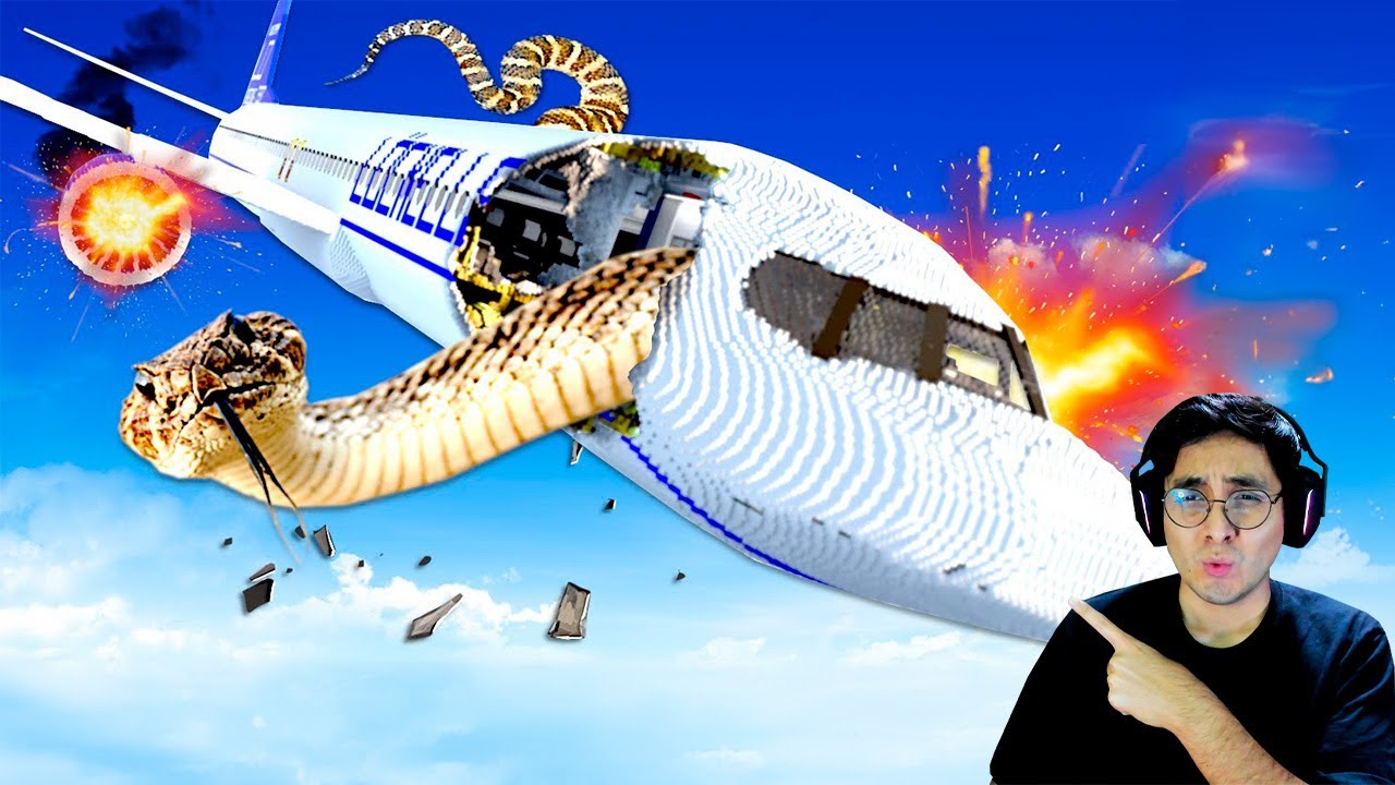 LA SERPIENTE MAS GRANDE DEL MUNDO CAUSA UN ACCIDENTE DE AVION en Teardown
