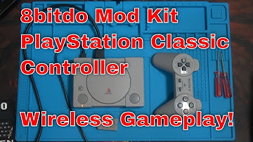 8bitdo Mod Kit PlayStation Classic Controller - Wireless Gameplay!