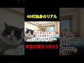 【猫ミーム】40代独身貯金額が底をつきそう...