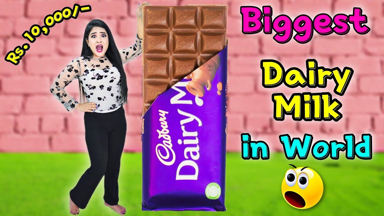 Making the World's *Biggest* DAIRY MILK 🍫 *OMG* 😱 Rs.10,000/ दुनिया का