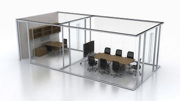 Teknion Optos Demountable Walls Installation