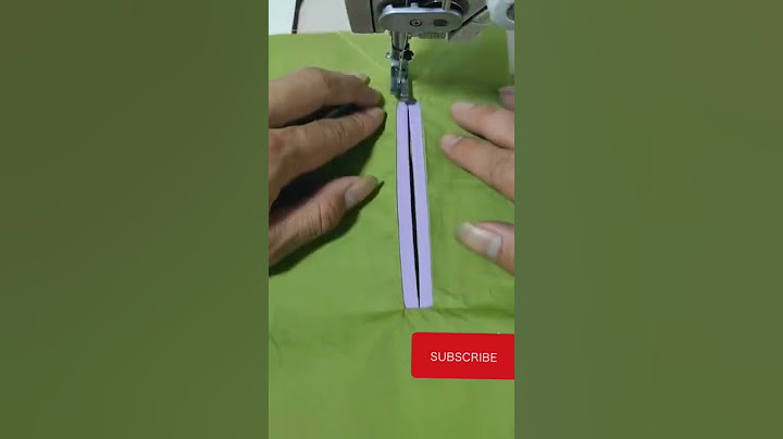 How to attach pocket in kurti.