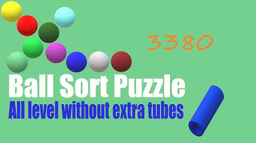 Ball Sort Puzzle Level 3380 🎯 All level without extra tube 😂 Game Walkthrough 😘
