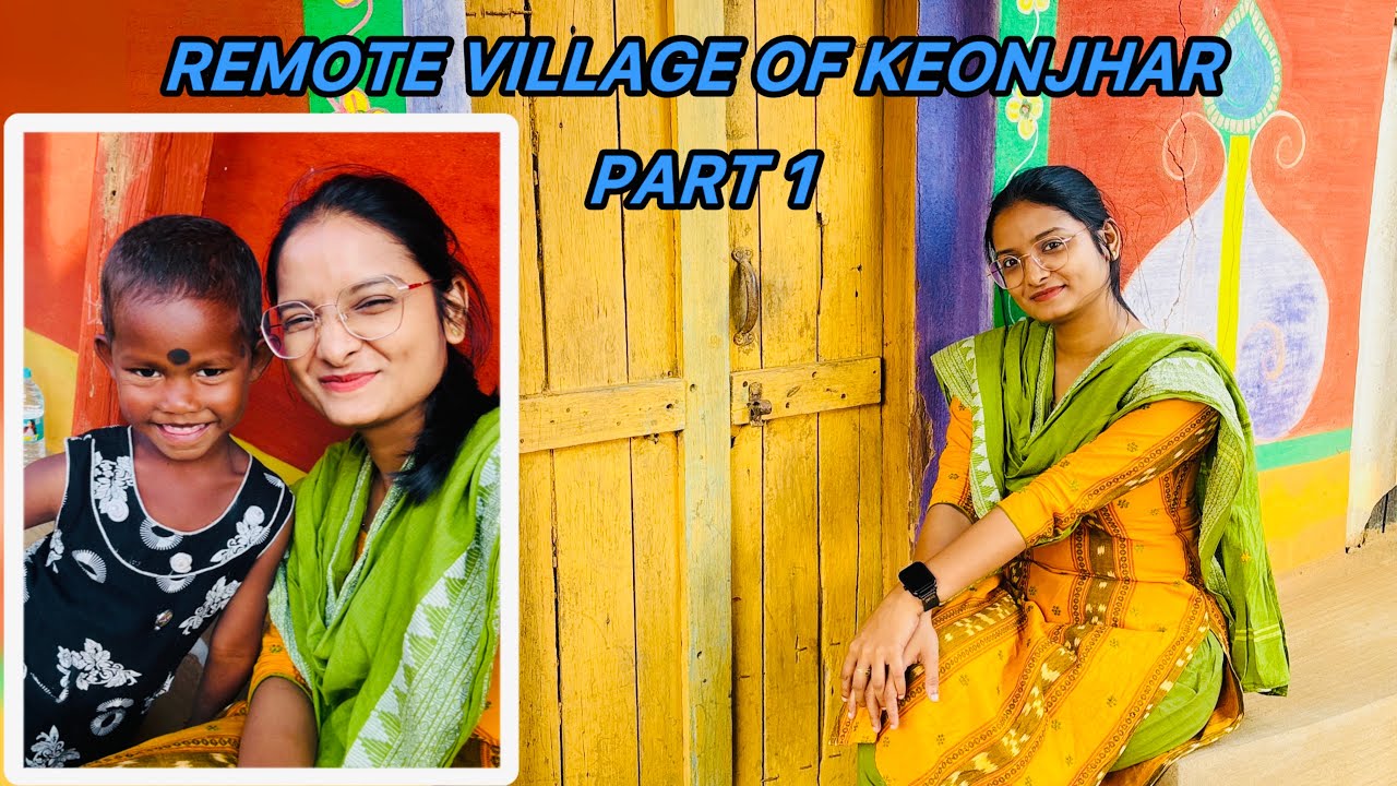 Visit to a Remote Village | Real Rural Odisha Life | Scenic Views, Wall Art , Children & Odia Lunch