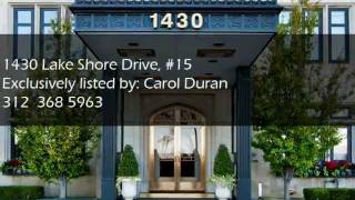 1430 Lake Shore Drive, #15. Listed by Carol Duran