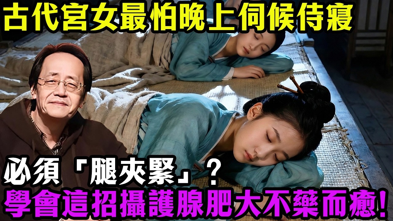 古代宮女睡覺為何必須「腿夾緊」？倪海廈揭秘：這不是規矩，是為了「保命」！現代男人若學會這招「鎖關法」，攝護腺肥大不藥而癒！