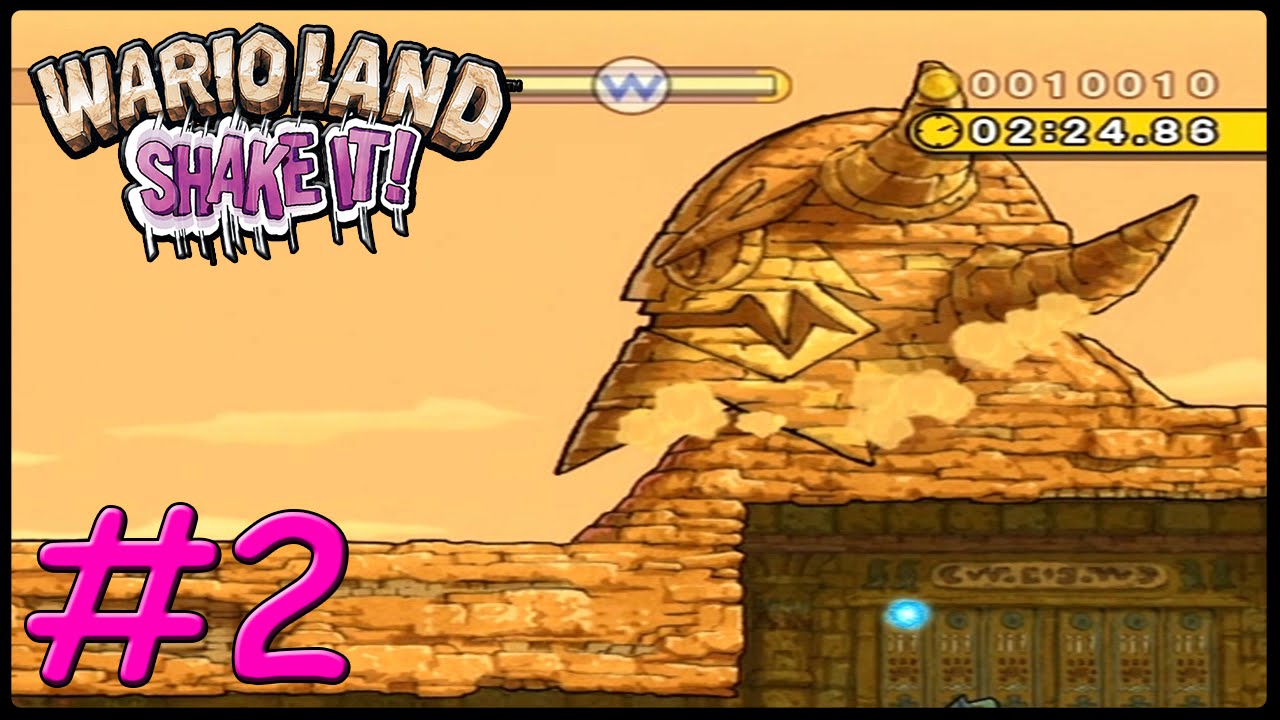 Wario Land: Shake It! - 100% Walkthrough - Part 2 Whoopsy Desert & Foulwater Falls