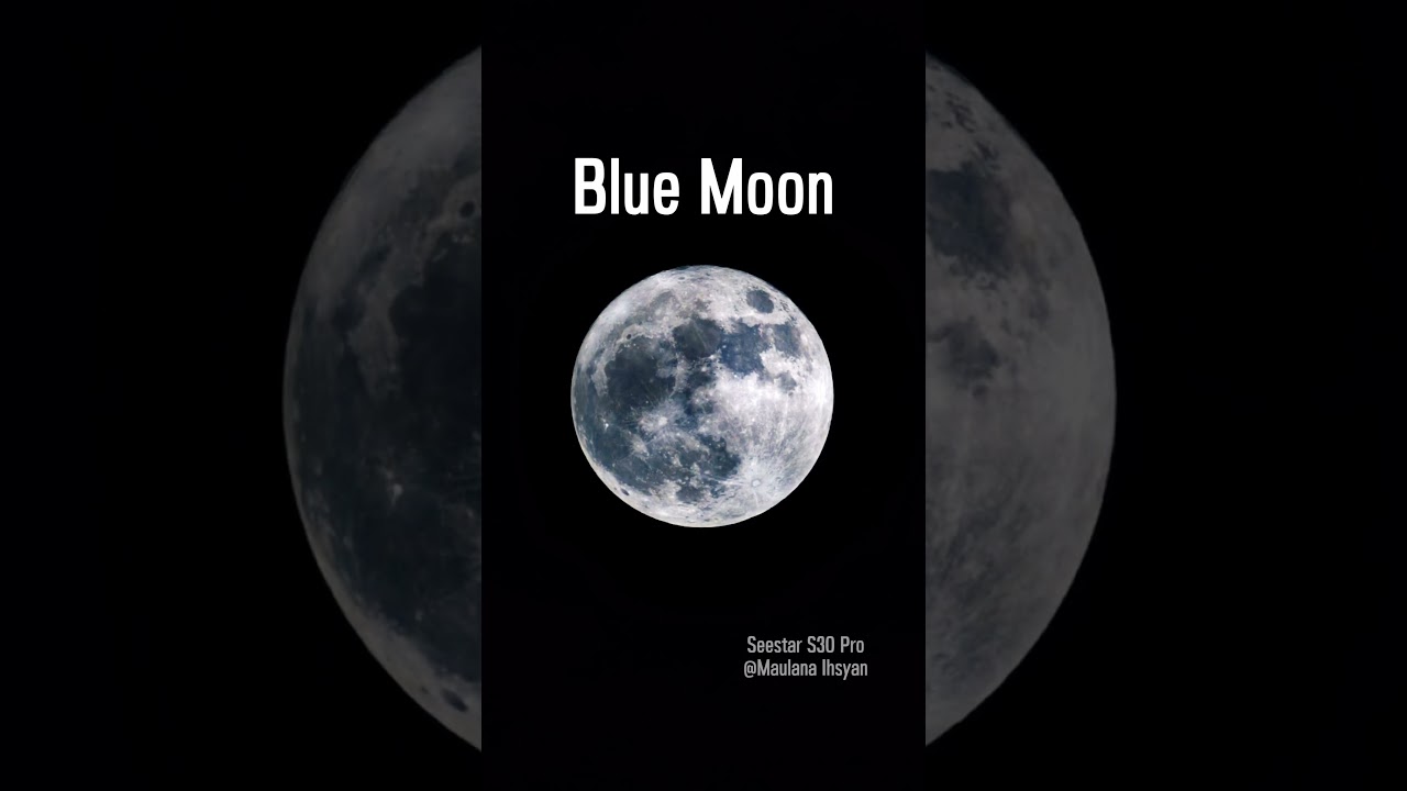 🌕 Did you capture last weekend's Blue Moon? #zwo #moon #astronomy #lunar #fullmoon