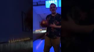 Kent Lanes 11th frame. Last shot of the game. From downtown.