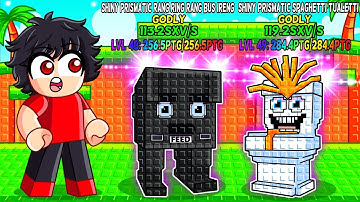 I Unlocked The NEW GODLY Brainrots In Catch And Feed A Brainrot..