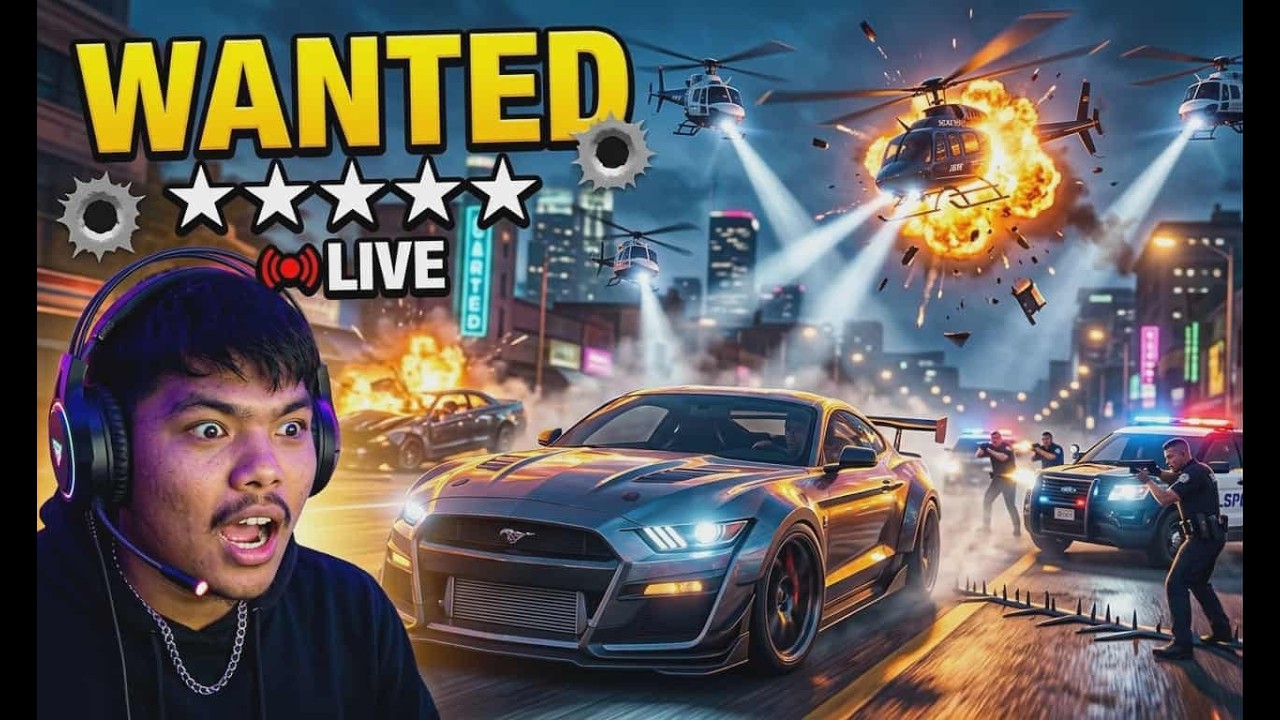 🔴GTA 5 LIVE Full Chaos in Los Santos Explosions Cops Madness Day4#gta5 ...
