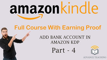 How to Add Bank Account in Amazon Kdp in Urdu/Hindi