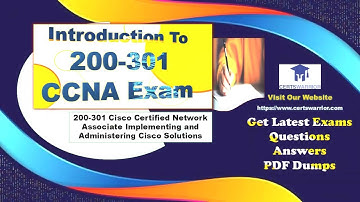 200-301 CCNA Implementing and Administering Cisco Solutions By Certs Warrior