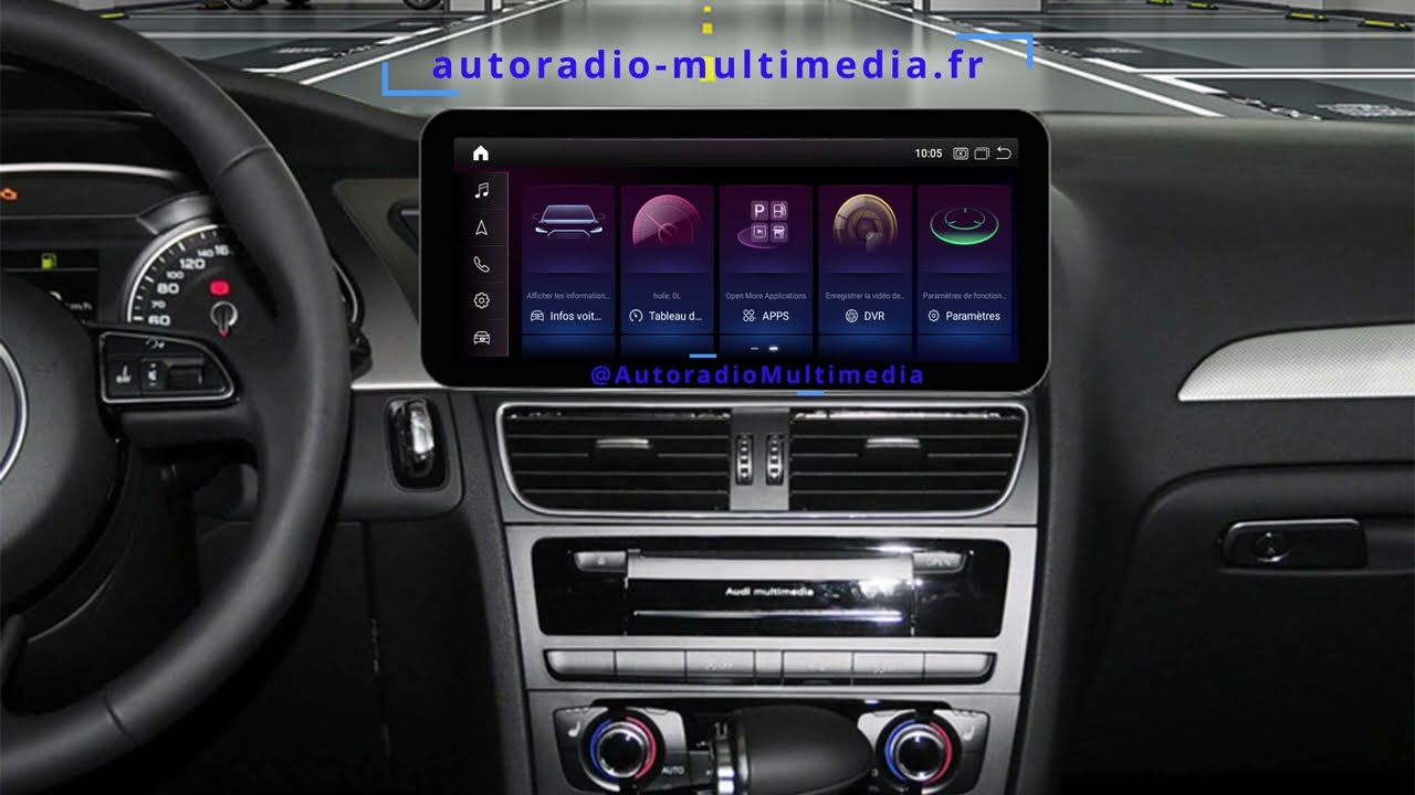 Autoradio GPS Audi A3 S3 Alkadyn Grand écran