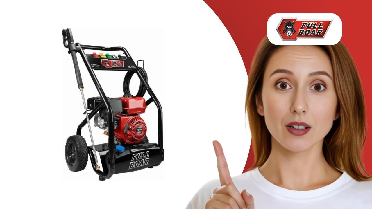 How to Easily Connect a Garden Hose to Your Full Boar 3200PSI 7HP Pressure Washer