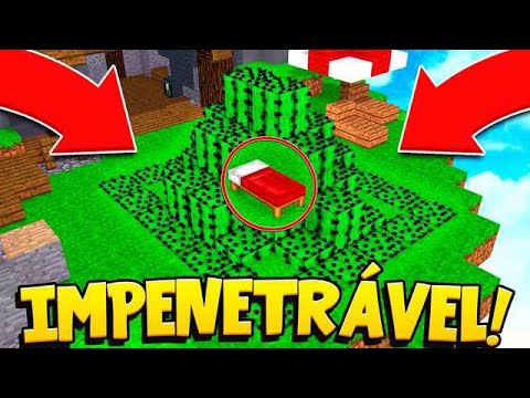PROTEGI A MINHA CAMA NO BED WARS COM CACTOS! - TROLLANDO PLAYERS no MINECRAFT! - YouTube