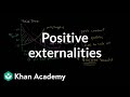 Positive externalities | Consumer and producer surplus | Microeconomics | Khan Academy