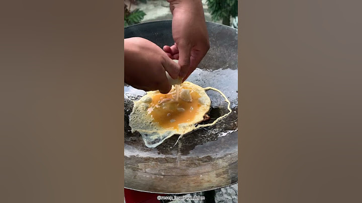 ternyata kalo goreng telur pake cara ini si telur nya itu jadi lebih tebel!! #bal