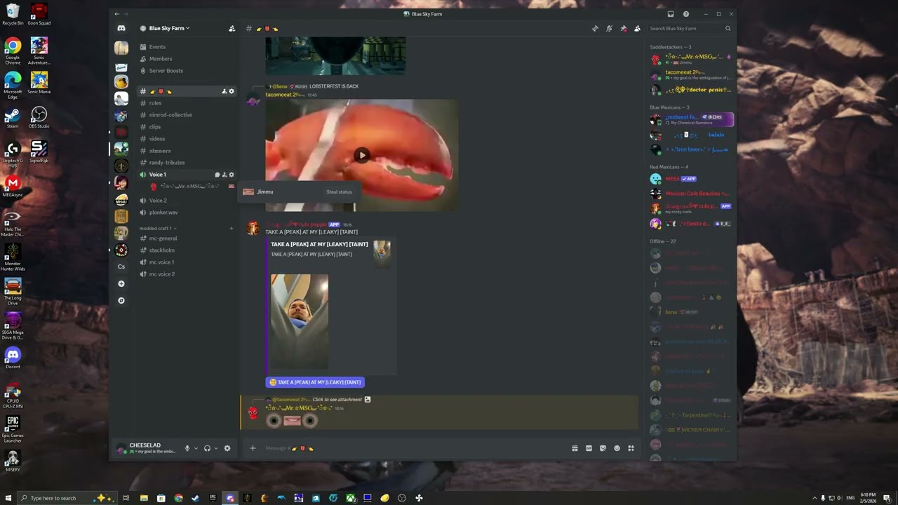 He was not playin vidyagames