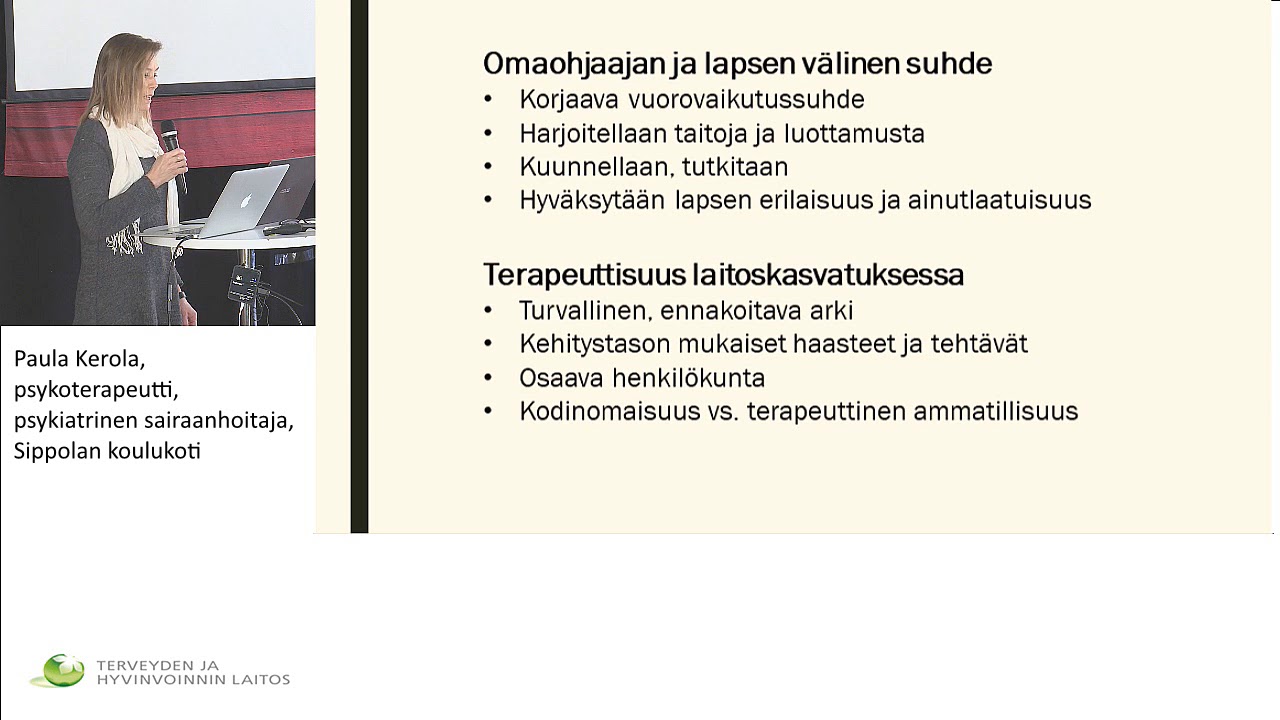 Paula Kerola, psykoterapeutti, psykiatrinen sairaanhoitaja, Sippolan koulukoti