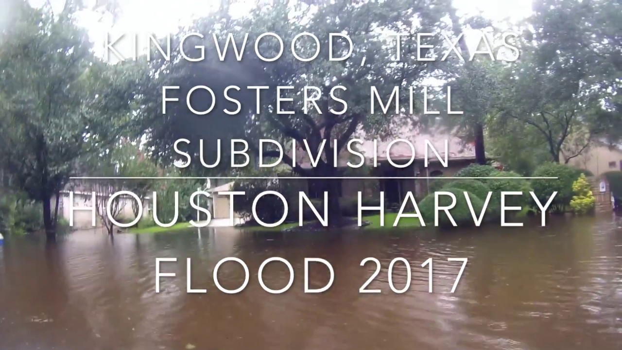 Kayaking Through Kingwood Flood 2017 Hurricane Harvey Aftermath YouTube