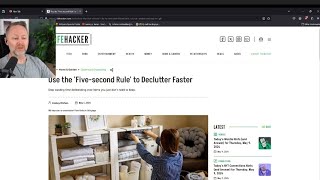Use the Five Second Rule to Declutter Faster