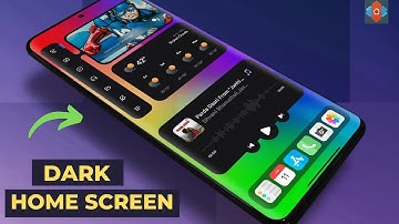 Dark home screen setup using nova launcher | Nova launcher 2022