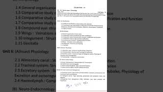Ec1d Entomology msc zoology 4th semester syllabus of BRABU..👆🫰💯