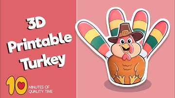 3D Printable Turkey Craft