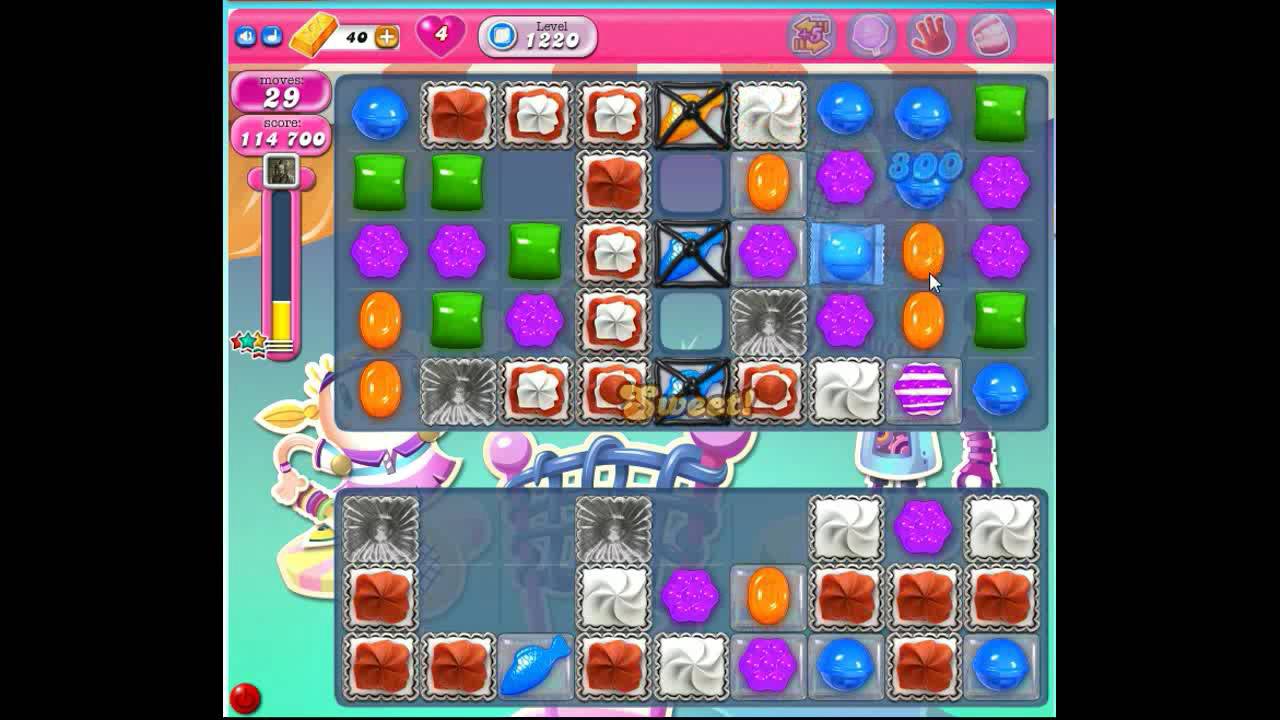 Candy Crush Saga Level 1220